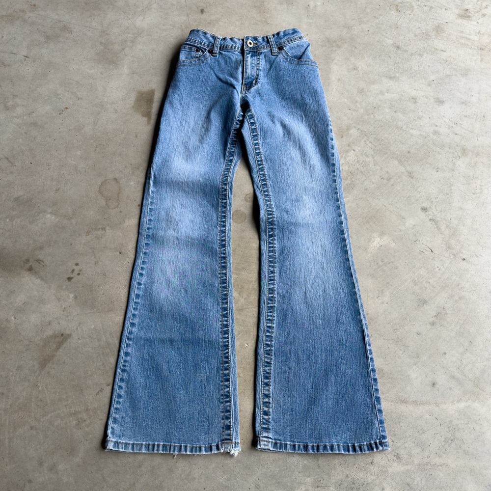 Y2K Angels Low Rise Flared Jeans